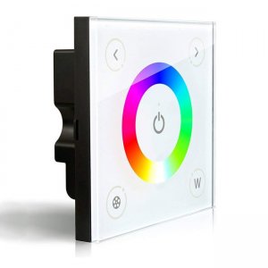 D4 Wall-mounted Touch Panel Full Color RGBW Dimmer Controller LED Strip Lighting 12-24V 16A 192W 384W (5 Year Warranty)