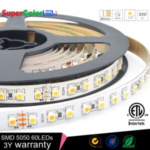 Tunable White LED Strip Light Reel - Dual Chip LED Variable Color Temperature High Power 24V LED flexible light strip