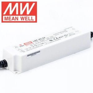 Mean Well LED Power Supply - LPF Series Constant Current LED Driver with Built-in PFC - 40W - 24V DC