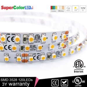 LED Light Strips - LED Tape Light with 36 SMDs/ft., 1 Chip SMD LED 3528