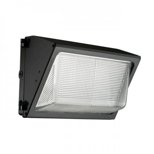 80W LED Wall Pack - 11600 Lumens - Glass Lens - 400W Metal Halide Equivalent - 5000K/4000K