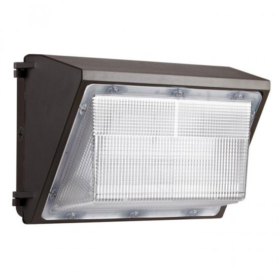 100W LED Wall Pack - 12850 Lumens - 400W Metal Halide Equivalent - 5000K/4000K - Click Image to Close