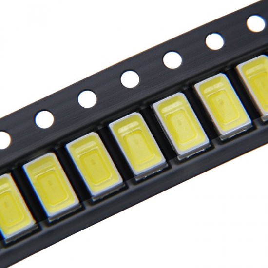 5630 SMD LED - 4000K Natural White Surface Mount LED w/120 Degree Viewing Angle - 10PCS - Click Image to Close