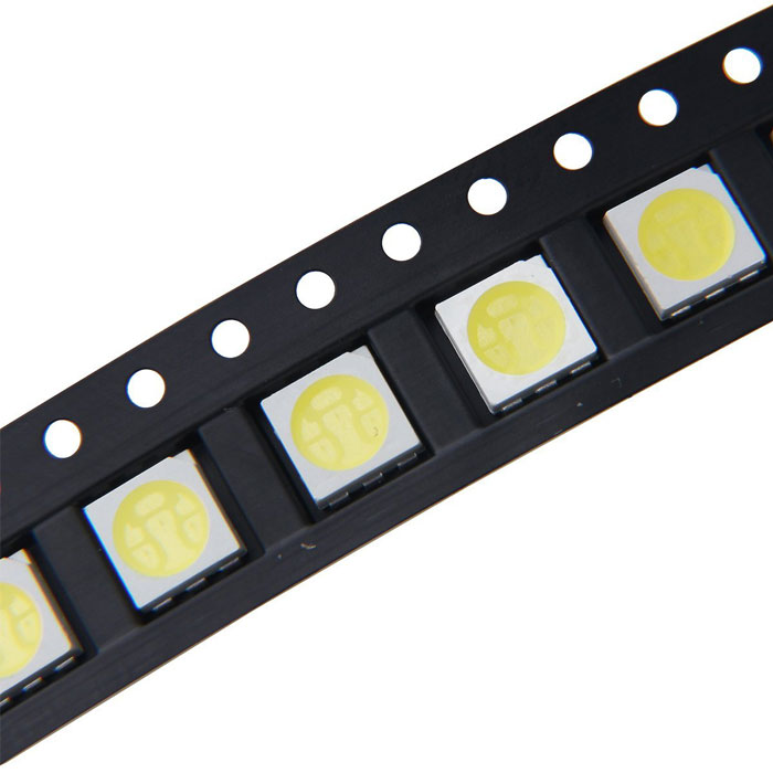 5050 Smd Led 6500k Pure White Surface Mount Led W120 Degree Viewing Angle 10pcs5050leds Pw 